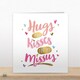 image 4 of Hugs & Kisses For My Missus - Wife Valentine's Card