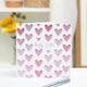 image 3 of Girl Birth Congratulations Card - Pink Hearts
