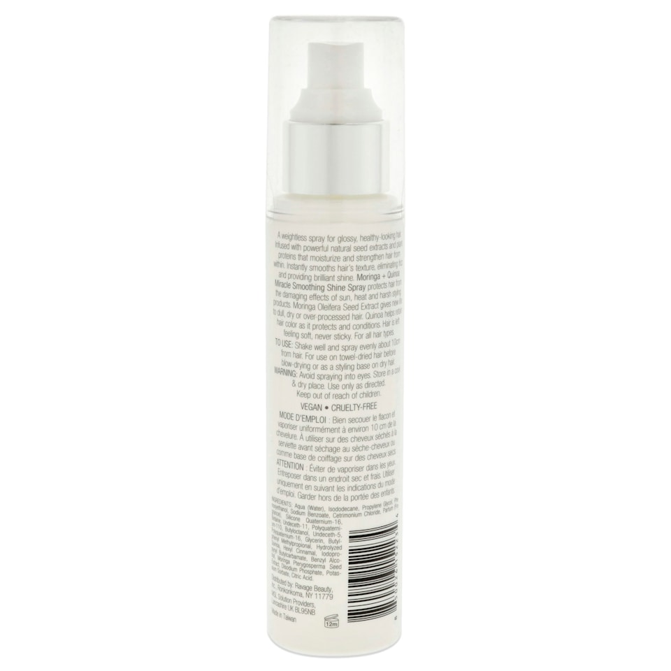 image 1 of Moringa Plus Quinoa Miracle Smoothing Shine Spray by e.fek.tiv for Unisex - 3.95 oz Hair Spray