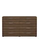 image 2 of Pepe Wide Chest of 8 Drawers (4+4) in Walnut