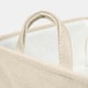 image 3 of OHS Collapsible Pet Dog Storage Organiser Basket Toy Bin, Large - Beige