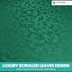 image 4 of Round Damask Table Cloth, Circular Linen Table Cover - 90 Inch