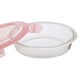 image 5 of Interiors by Premier 620ml Round Food Storage Container, BPA-Free PP Pink Lid Kitchen Food Storage Container, Food Containers