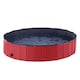 image 1 of PawHut Pet Paddling Pool Cat Dog Indoor/ Outdoor Foldable 160cm Diameter Red