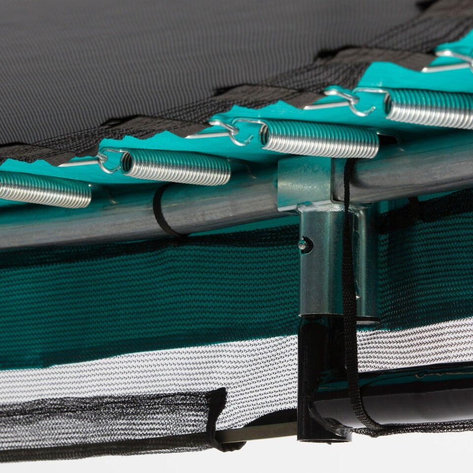 image 1 of 10ft Salta Green Comfort Edition InGround Round Trampoline with Enclosure