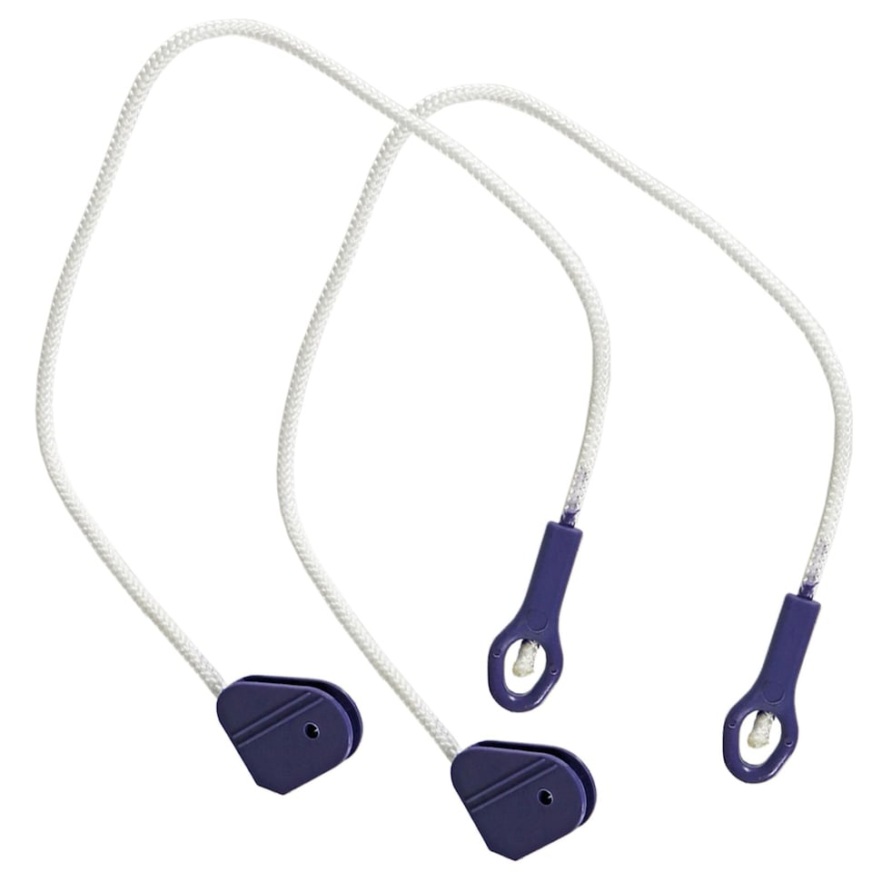 image 1 of SPARES2GO Door Hinge Rope Cable Cord for Beko Dishwasher (Pack of 2, 285mm)