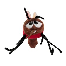 Best Fiends Edward Plush Toy - Brown/Black/Red - One Size