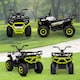 image 8 of AIYAPLAY 12V Kids Electric Ride on ATV, Battery Powered Quad Bike with 4 Suspension Wheels, Forward Reverse Function, Headlights, Music, Storage Basket, for Ages 3-5 Years, Green