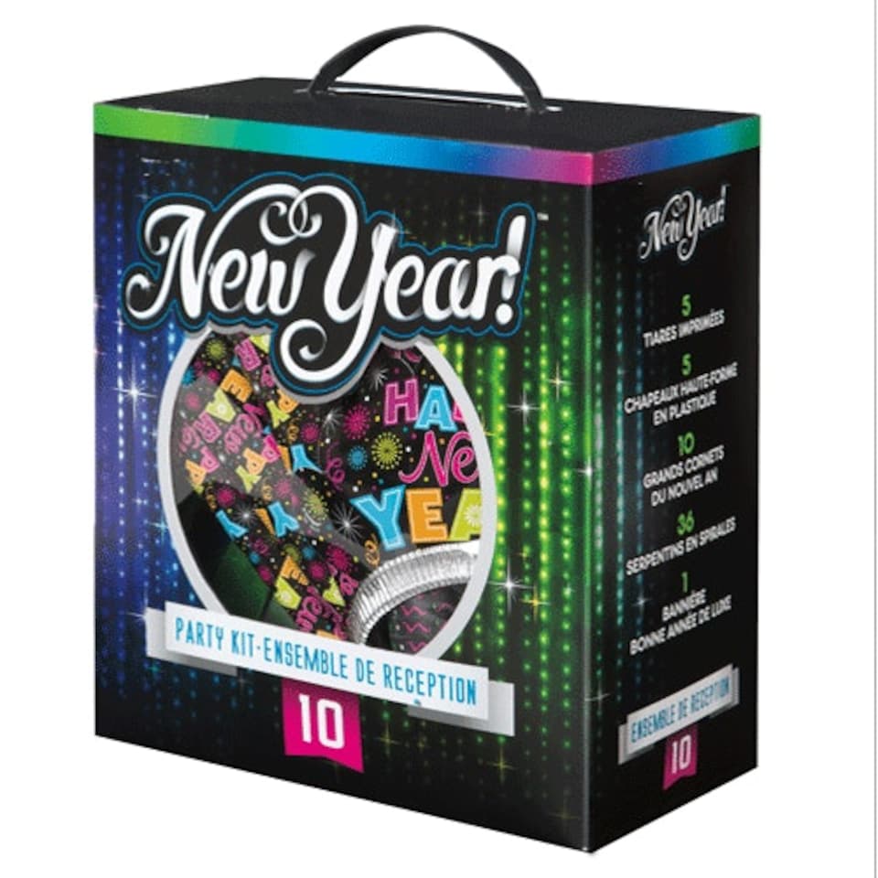 image 1 of New Year's Eve Party Kit for 10