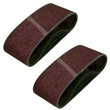 75mm x 457mm 120 Grit Fine Abrasive Sanding Belt Sander Discs 10 Pack