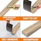 image 9 of Self Adhesive Floor Planks | 36x5.98in (91.4x15.2cm) Each | Peel & Stick Vinyl Flooring | Honeyline Grain Flow Wood Effect | DIY Waterproof Floor Tiles Brown | 0.97 sqm