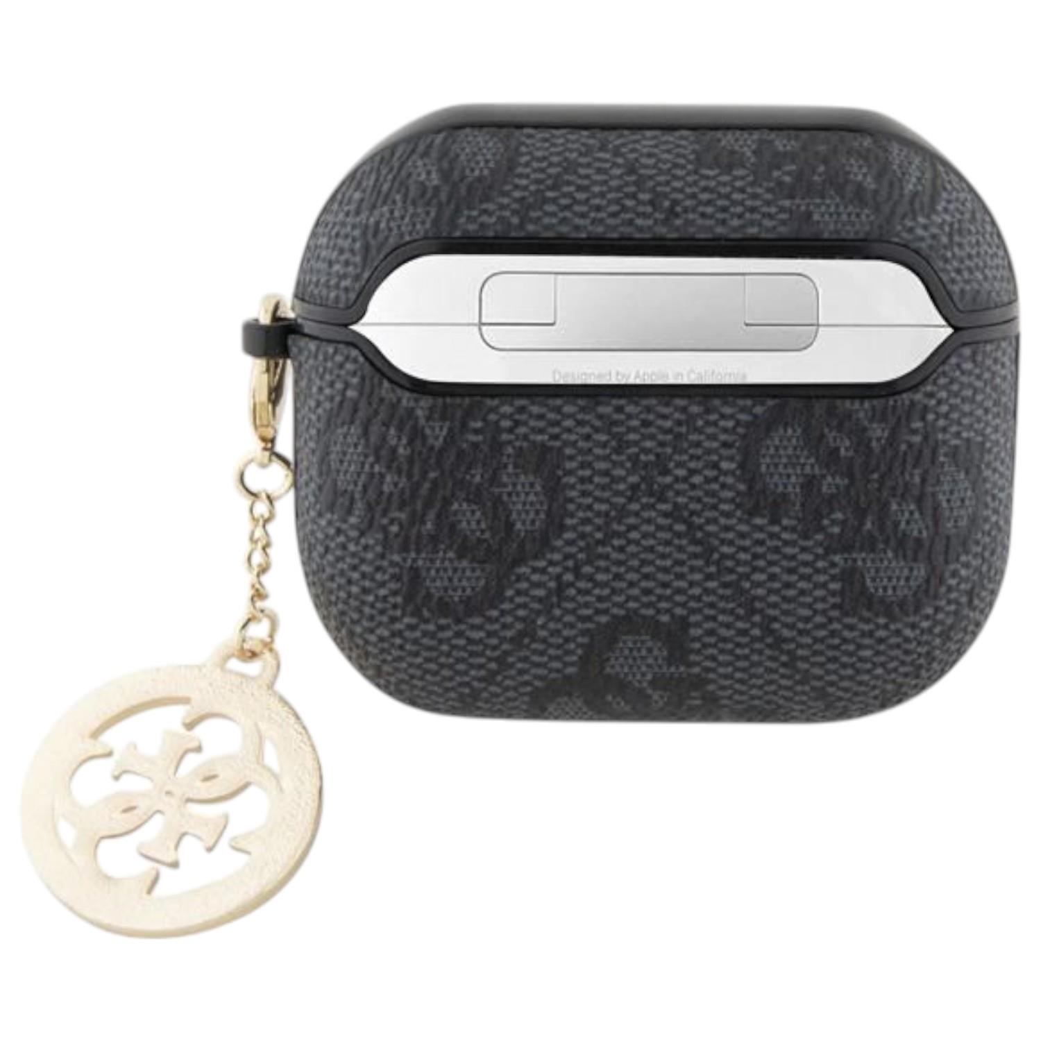 HOME ACCESSORI MONDO APPLE GUESS GUACAPSILGLBK CUSTODIA AIRPODS BLACK GUESS