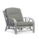 image 3 of Desser Bali Grey Rattan 2 Seater Sofa Set in Slate - Conservatory Sofa Suite
