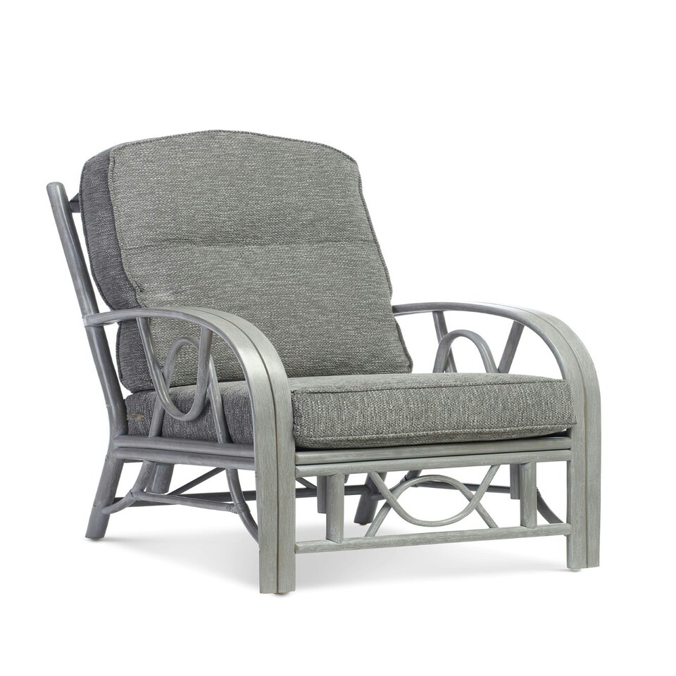 image 1 of Desser Bali Grey Rattan 2 Seater Sofa Set in Slate - Conservatory Sofa Suite