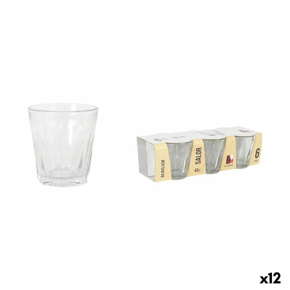 image 1 of Set of Shot Glasses Inde Salor 43 ml 6 Pieces (12 Units) N/A