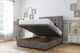 image 2 of Sloomy Alabama Slate Naples Ottoman Bed Base With 26" Strutted Headboard 5' King | Grey | Slate | King | 1