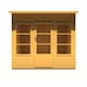 image 1 of Orchid 8 x 8 Feet Summerhouse - L244.6 x W283.3 x H215.9 cm Brown
