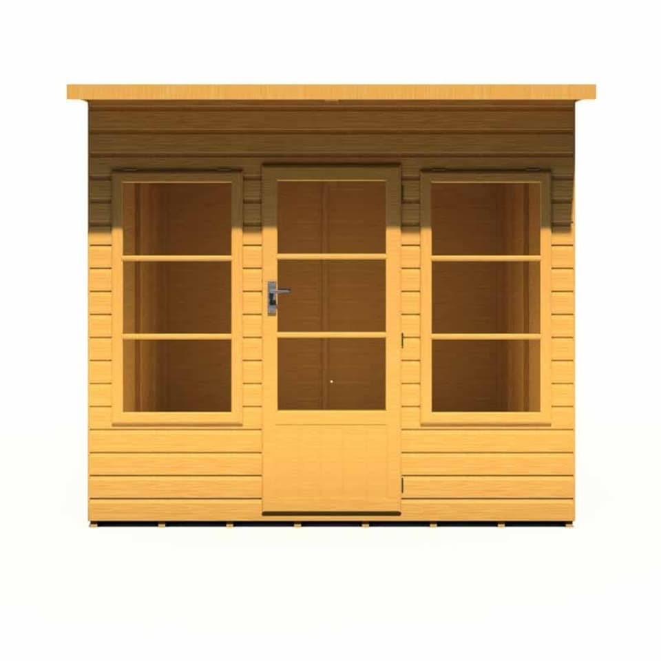 image 1 of Orchid 8 x 8 Feet Summerhouse - L244.6 x W283.3 x H215.9 cm Brown