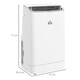 image 3 of HOMCOM 14,000 BTU Mobile Air Conditioner with WiFi Smart App