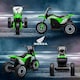 image 8 of HOMCOM Honda CRF450RL Licensed 6V Kids Electric Motorbike w/ Horn - Green