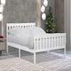 image 1 of Marnel 4ft Small Double White Bed Frame | White | Small Double