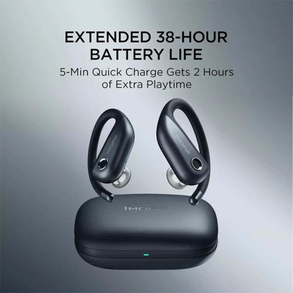 image 1 of 1MORE FIT S50 Open True Wireless Sports Earbuds - Silver