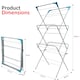 image 2 of ROTARY AIRER 4 ARM 50M OUTDOOR CLOTHES GARDEN WASHING LINE DRYER SPIKE & COVER