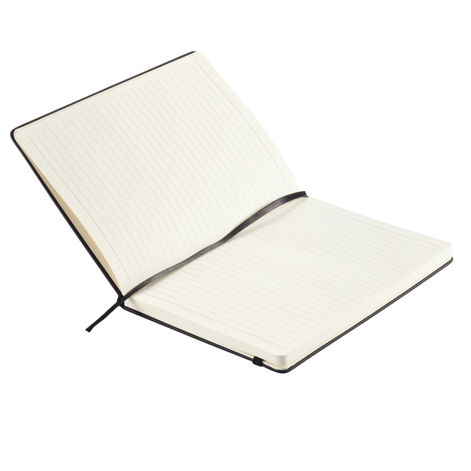 image 1 of XD Collection Deluxe Hard Cover PU A5 Notebook - Black - One Size