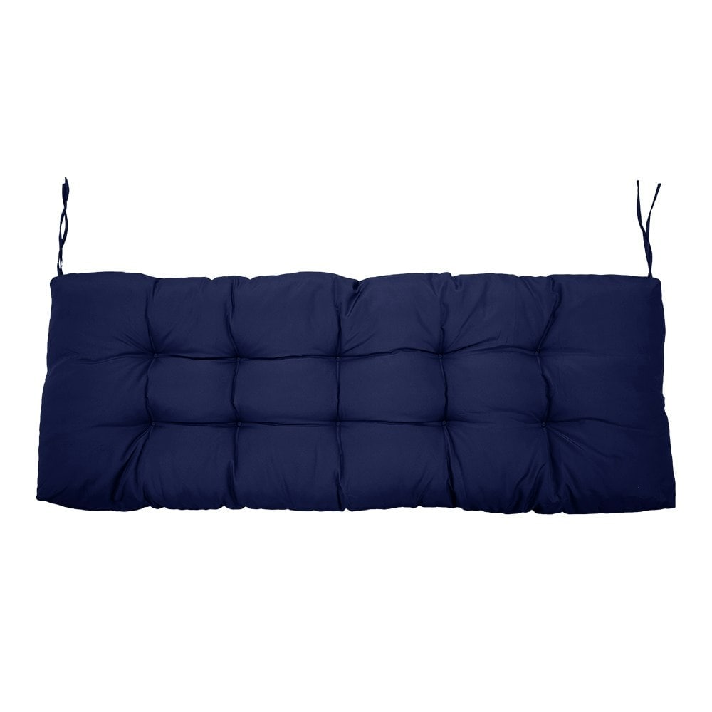 Living and Home Outdoor Waterproof Bench Seat Cushion, Navy Blue
