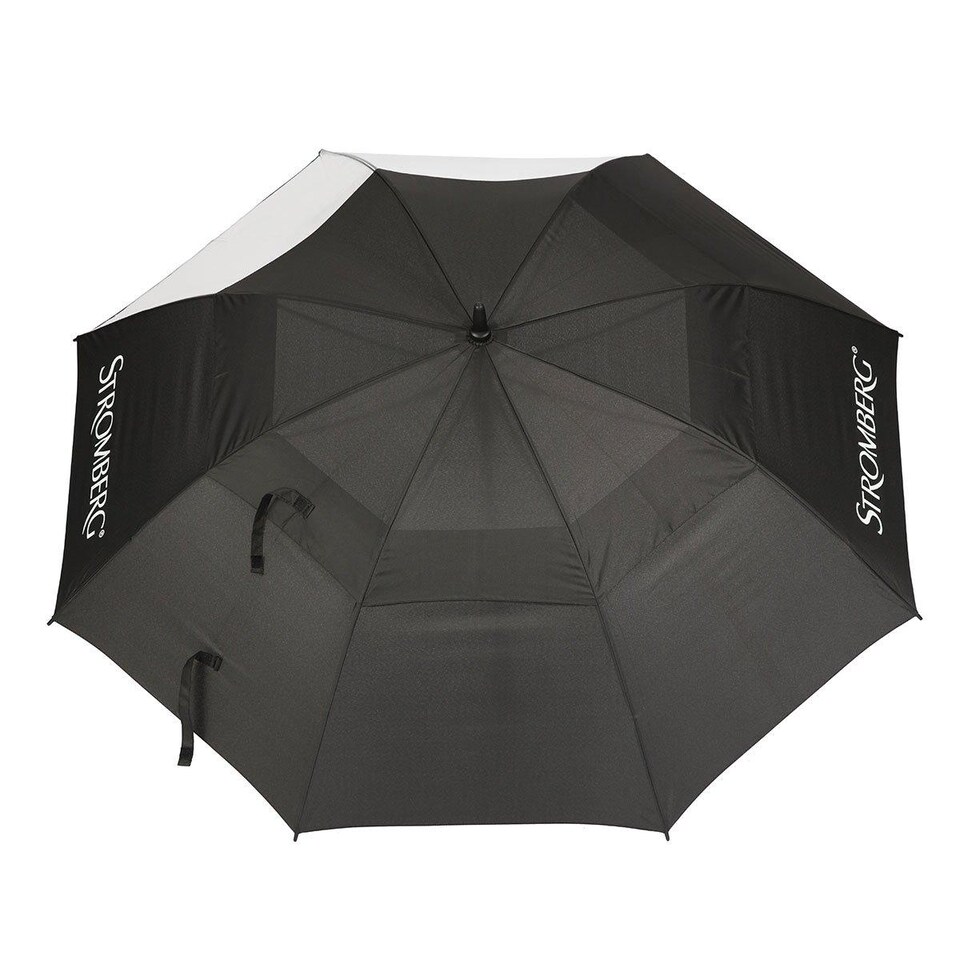 image 1 of Stromberg Clear Panel Golf Umbrella - Black