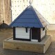 image 2 of Medium Square Indian Runner Floating Duck House, Waterfowl Nesting Box for Pond or Lake Brown | One Size