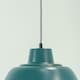 image 3 of ValueLights Morris Teal Metal Drop Hanging Pendant Ceiling Light | Blue