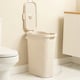 image 4 of Addis Rattan Effect Slim 40L Laundry Hamper - Cream