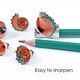 image 3 of Pack of 12 7'' Wood-Free Flexible Plastic Sharpened HB Pencil