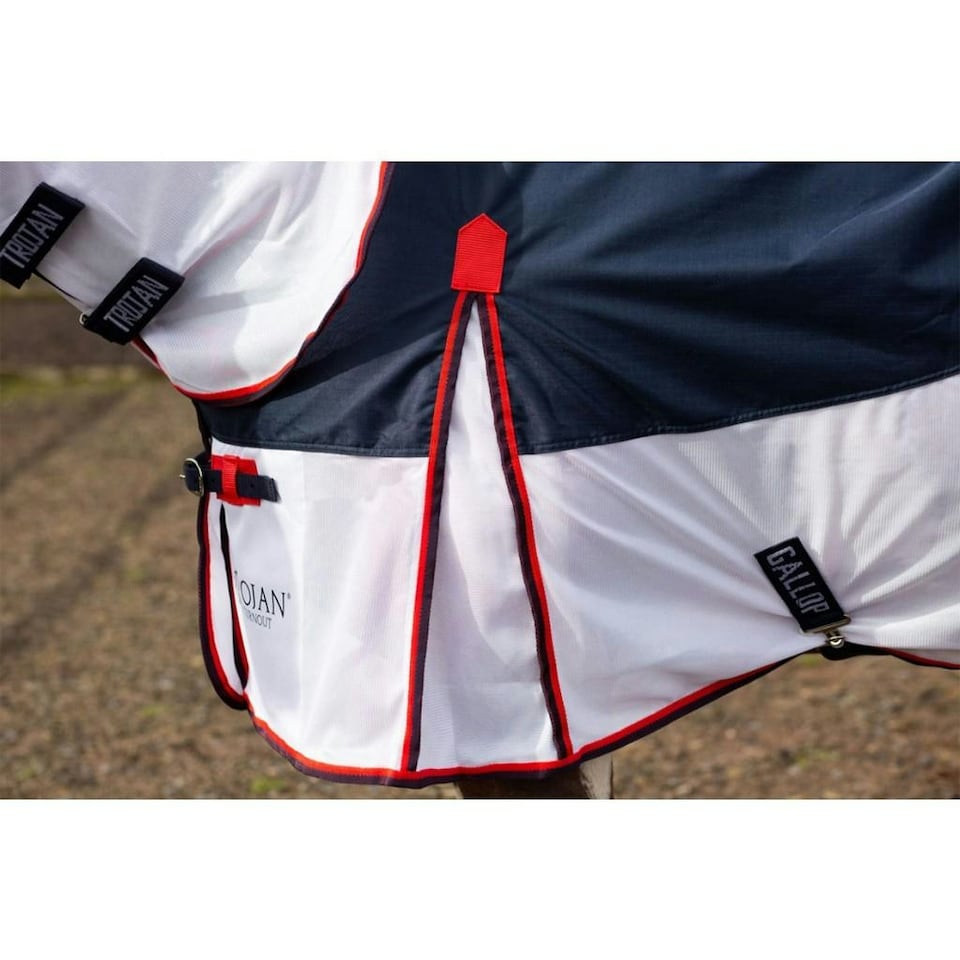 image 1 of Gallop Equestrian Trojan Fly Turnout Combo Blue | Size: 6ft 9
Colour: Navy Blue