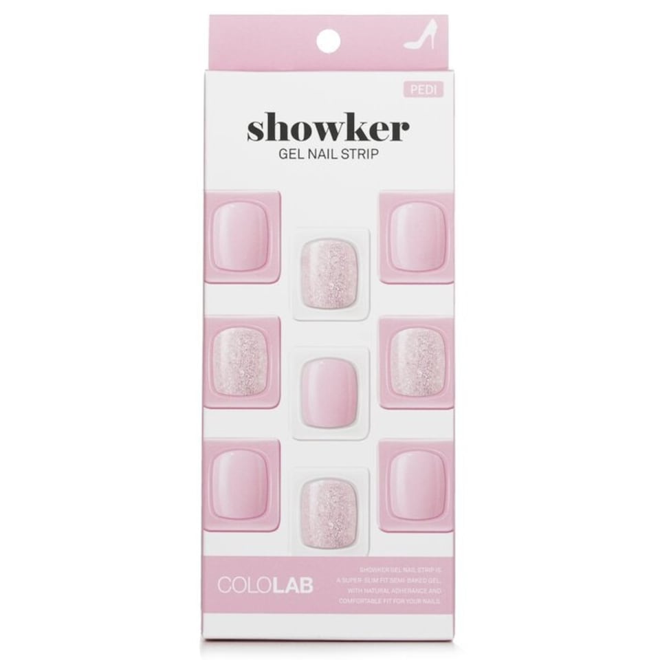 image 1 of Showker Gel Nail Strip # Cpg107 Romantic Tutu - 1pcs