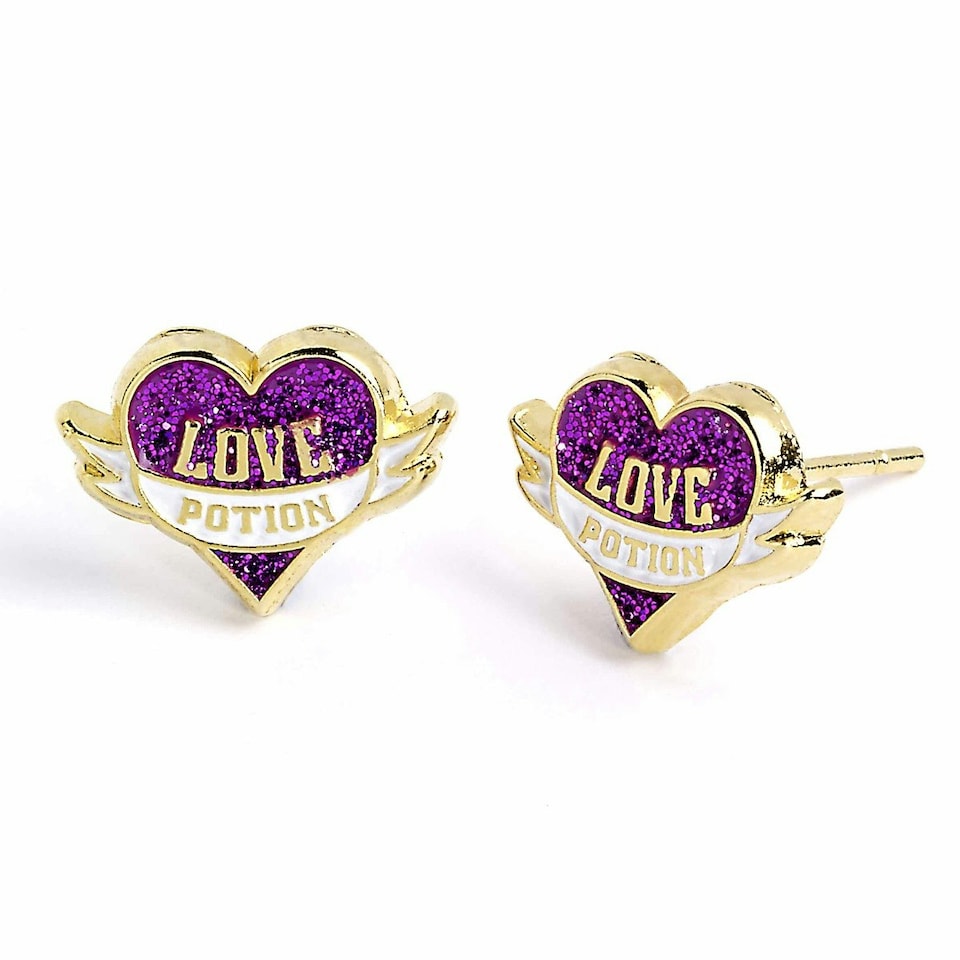 image 1 of Official Harry Potter Gold plated Love Potion Stud Earrings WES0053