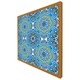 image 5 of Floral and geometric embellished tiles (Picutre Frame) White | M