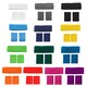 image 1 of Sports Sweatband Wristband & Headband 3 Piece Set Stretch Cotton Mix Absorbent Gym Running Fitness Exercise Head & Wrist Bands