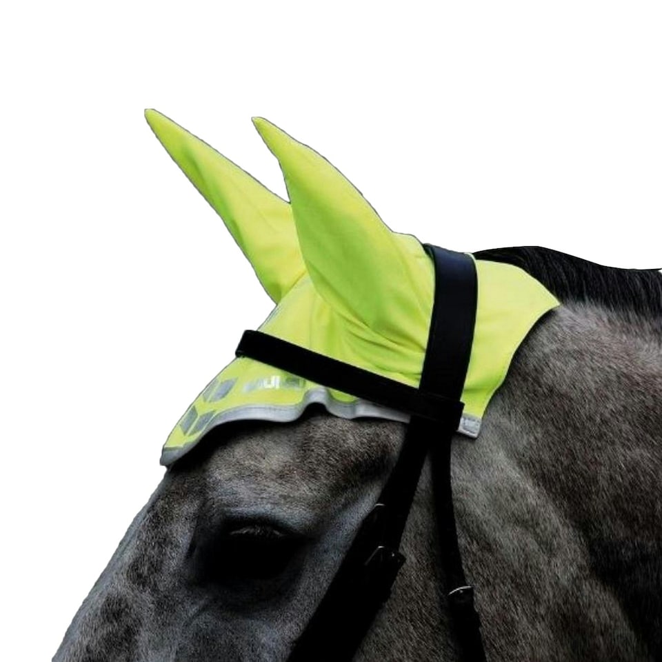 Equi-Flector Reflective Horse Fly Veil - Yellow - Pony