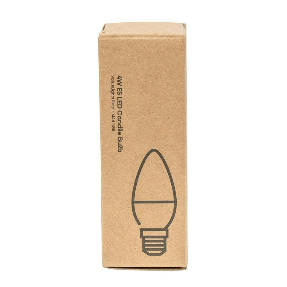 image 1 of ValueLights E14 Pack of 6 4W Candle Warm White LED Bulbs | White
