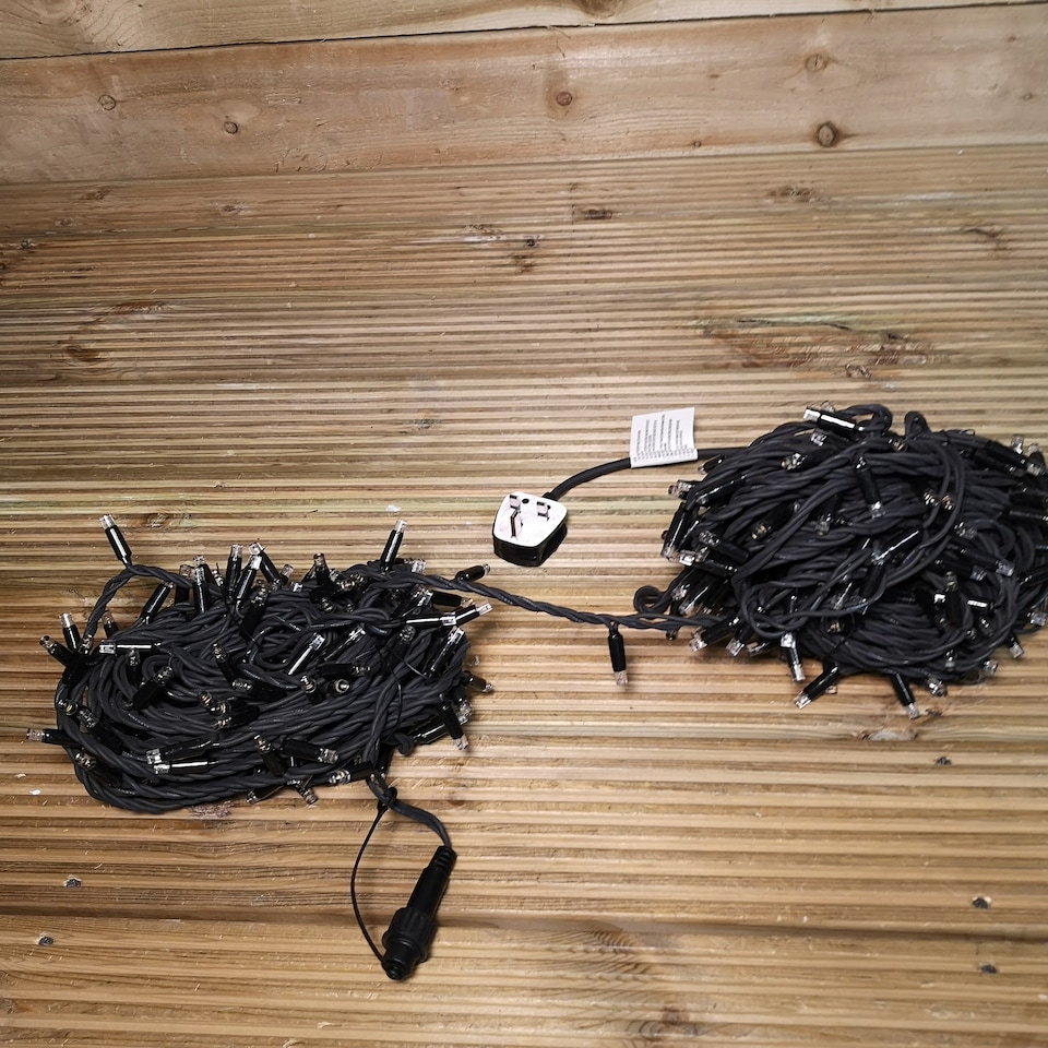 image 1 of 300 LED 30m Snowtime Heavy Duty Connectable Christmas Lights in Warm White