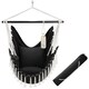 image 1 of Hanging Chair Malika, Boho Style, Load Capacity 150kg | Black | black | One Size | 1