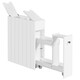 image 1 of Yaheetech Compact Freestanding Bathroom Organizer White White