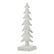image 1 of Medium Snowy Forest Tree Sculpture - Resin - L7 x W8 x H24 cm - White