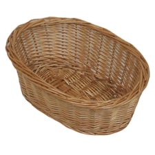 Small Oval Wicker Tray | Brown | Brown | Small