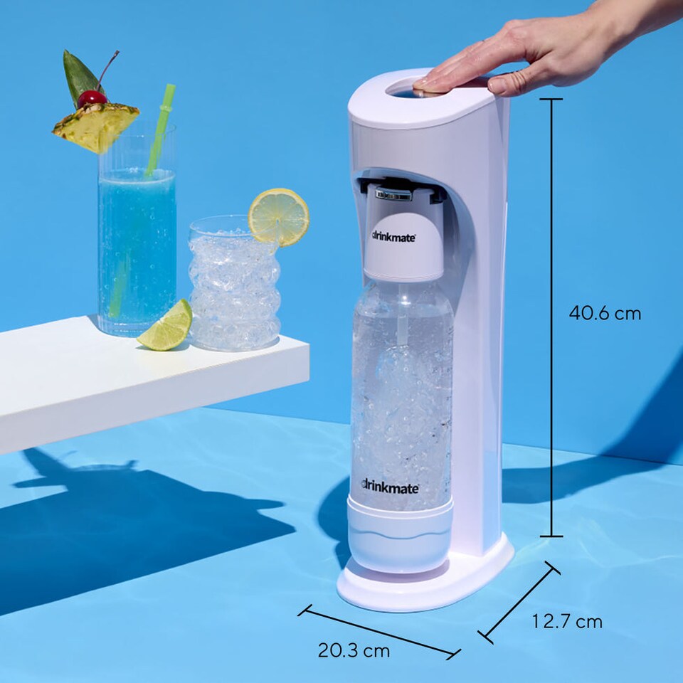 image 1 of Drinkmate OmniFizz Soda Maker, Sparkling Water Maker, Machine Only - Black