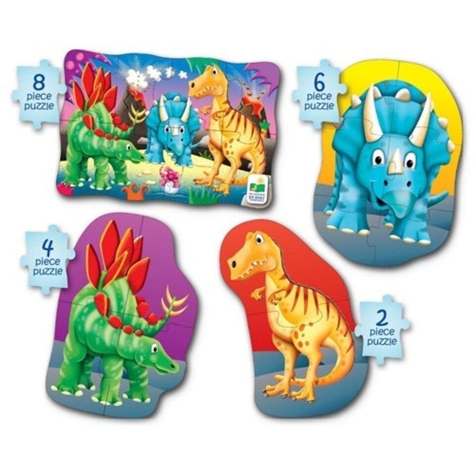 My First Puzzle Sets 4-In-A-Box Puzzles - Dino