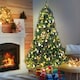 image 2 of HOMCOM 6FT Pre-Lit Artificial Christmas Tree Holiday Décor Ornament Stand