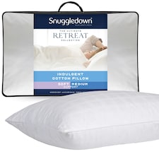 Snuggledown Ultimate Luxury Pillow, Soft Support, 1 Pack | White | White | 1 Pack | 1